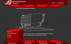 UFA Kristallpalast - Hauptmenü