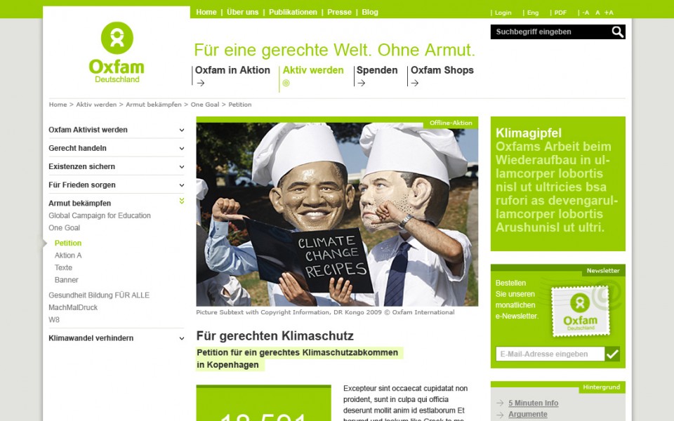 Oxfam - Homepage