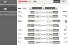 Sportspecific view of results