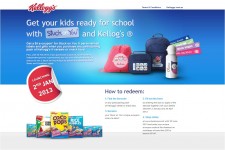Kelloggs - Back to School - Homepage