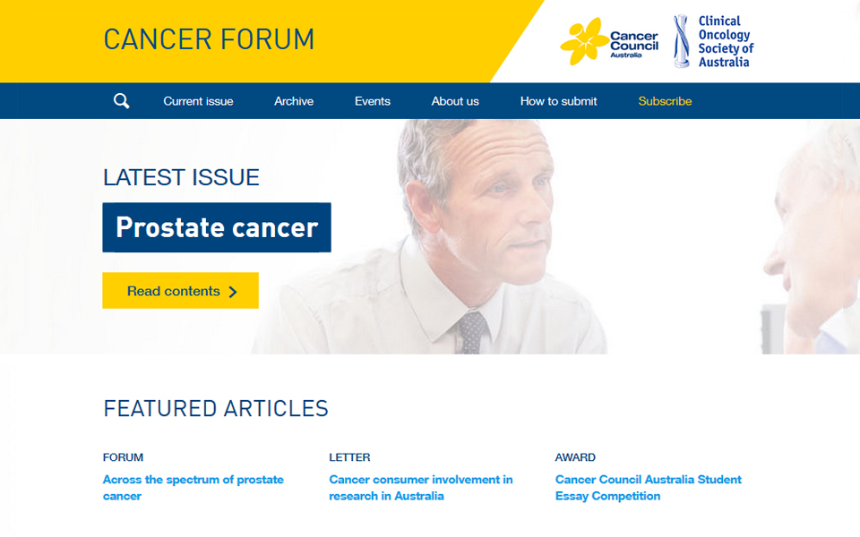 Cancer Council Forum